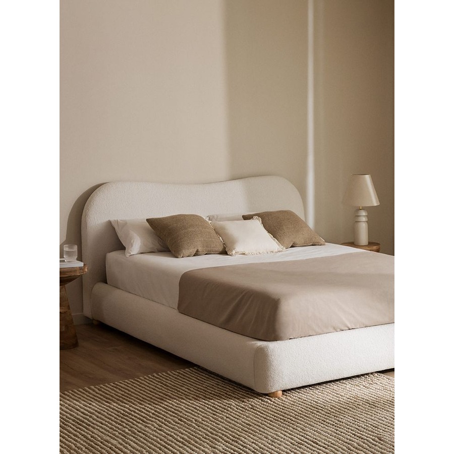 Bed, Multiple Sizes, Off White - KM-EG35-77