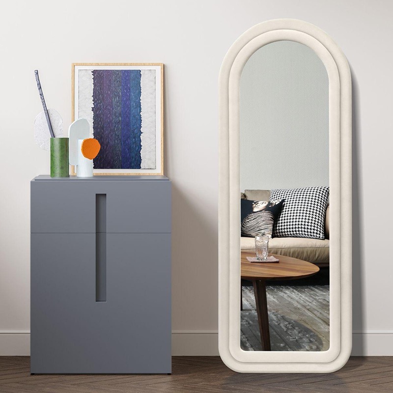 Modern Mirror, 180 cm, White - KM-EG136-15 | كيميت - kemitt
