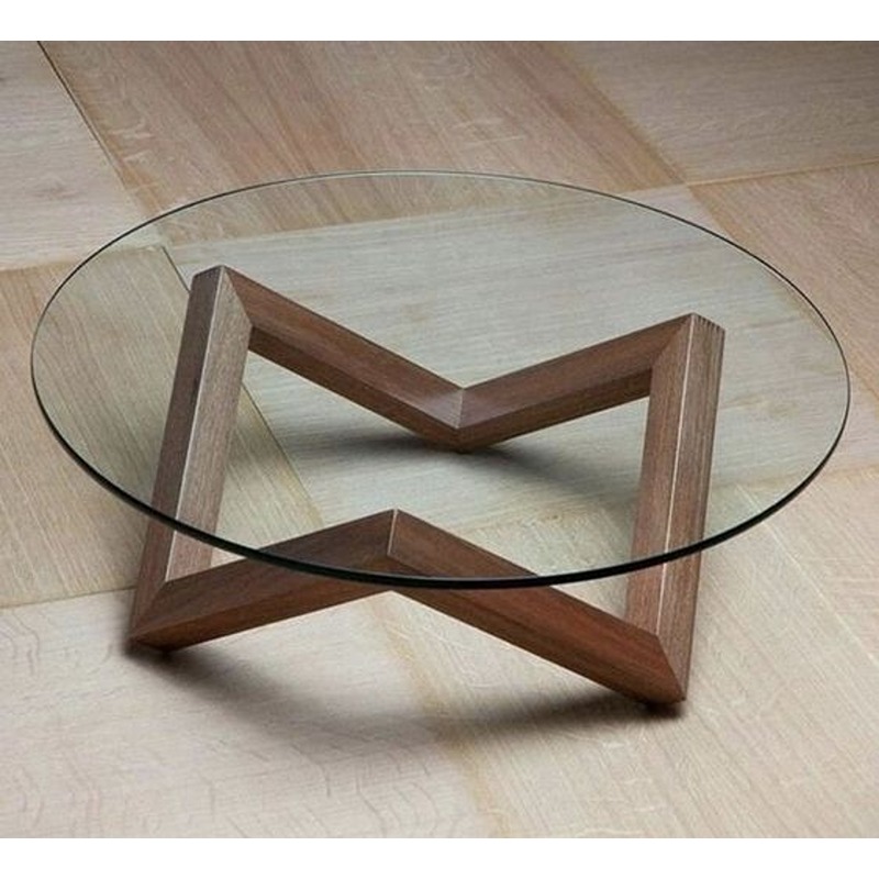 Coffee Table, 80 cm, Brown - KM-EG136-26