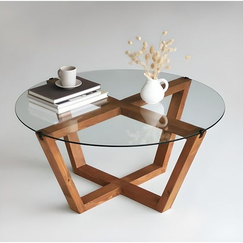 Coffee Table, 75 cm, Brown - KM-EG136-27