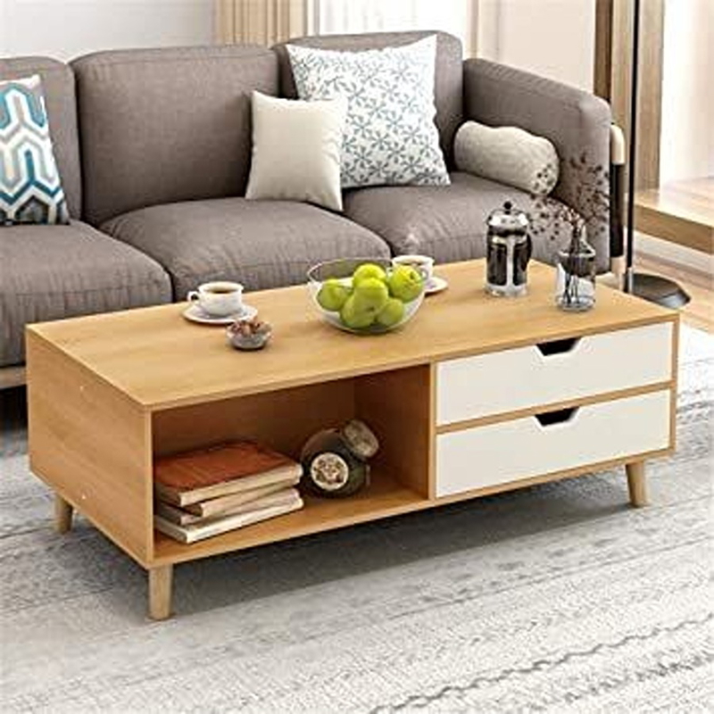 طاولة قهوة, 120 سم, خشبي/أوف وايت - KM-EG140-79