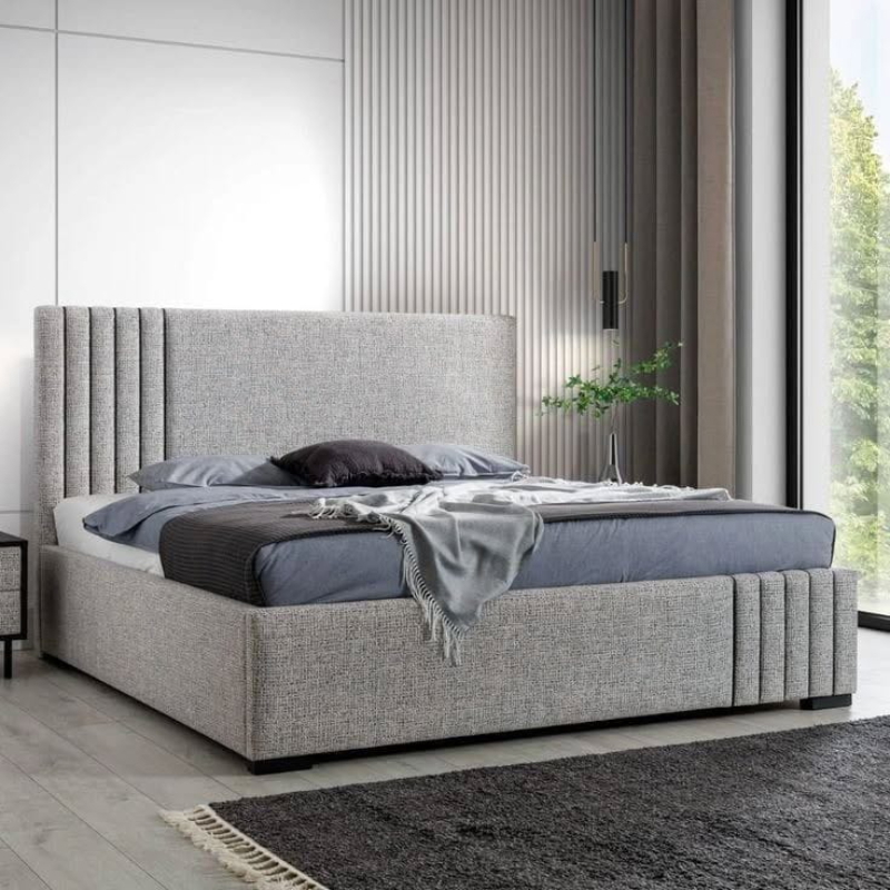 Bed. 160 cm, gray - KM-EG144-11