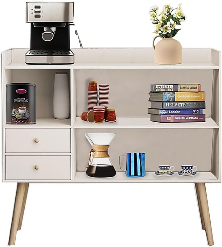 Coffee corner, 100 cm, white - KM-EG146-73