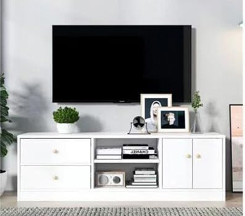TV table, 120 cm, white - KM-EG146-81