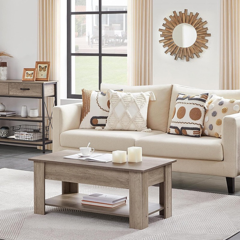 Table Coffee , 98 cm, beige - KM-EG146-90