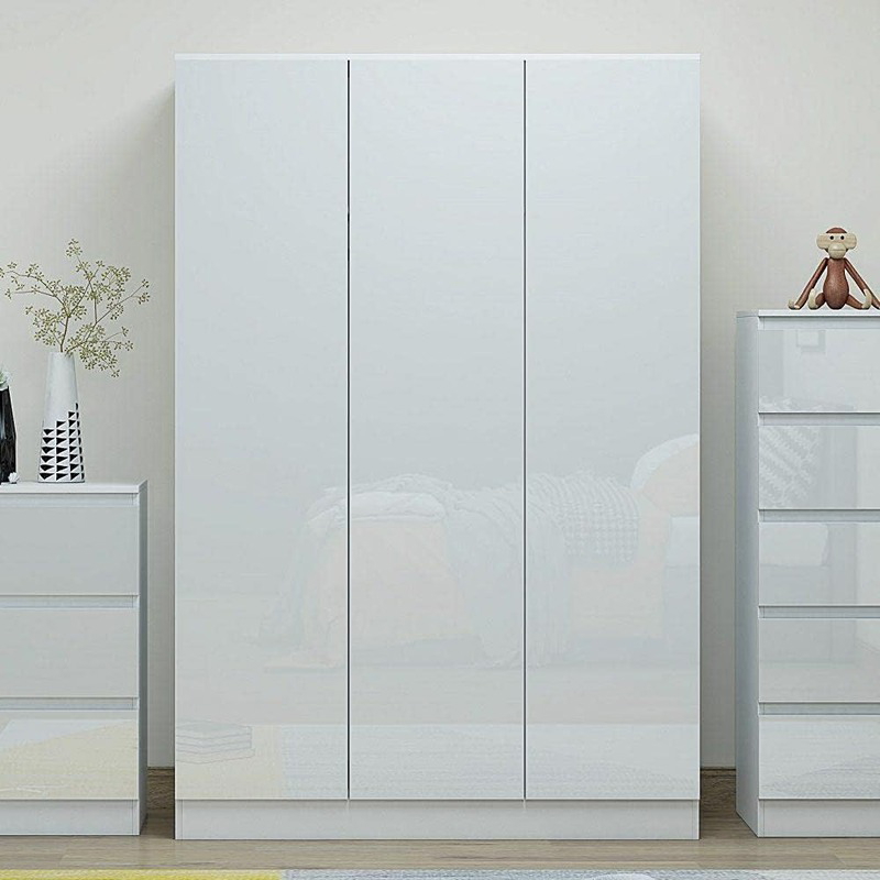 Wardrobe, 180 cm, white - KM-EG146-93