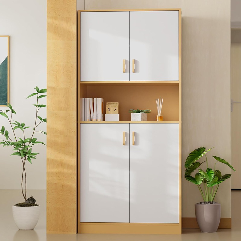Kitchen storage cabinet, 177 cm, white - KM-EG146-95