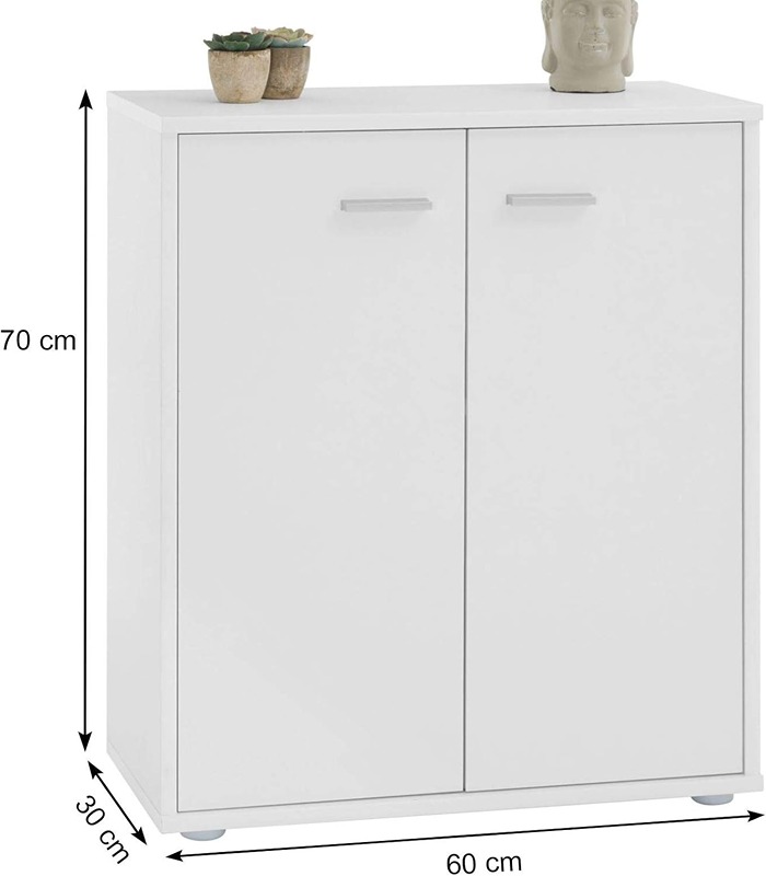 Sideboard, 70 cm, white - KM-EG146-58