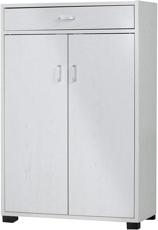 Shoe cabinet, 95 cm, white - KM-EG146-71