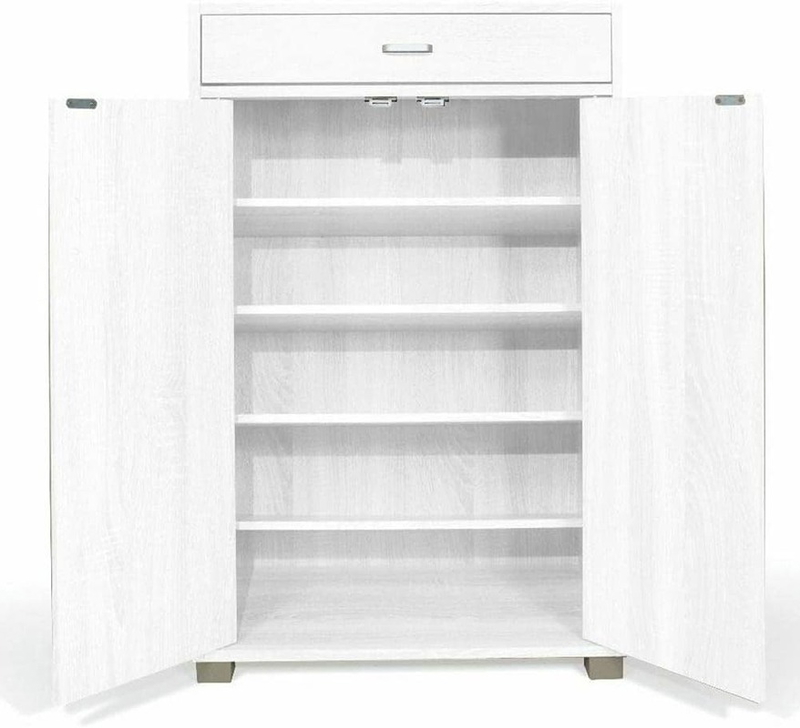 Shoe cabinet, 95 cm, white - KM-EG146-71