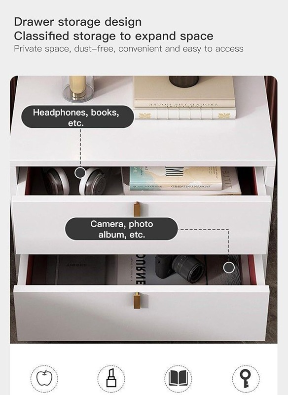 Storage unit, 53 cm, white - KM-EG146-77