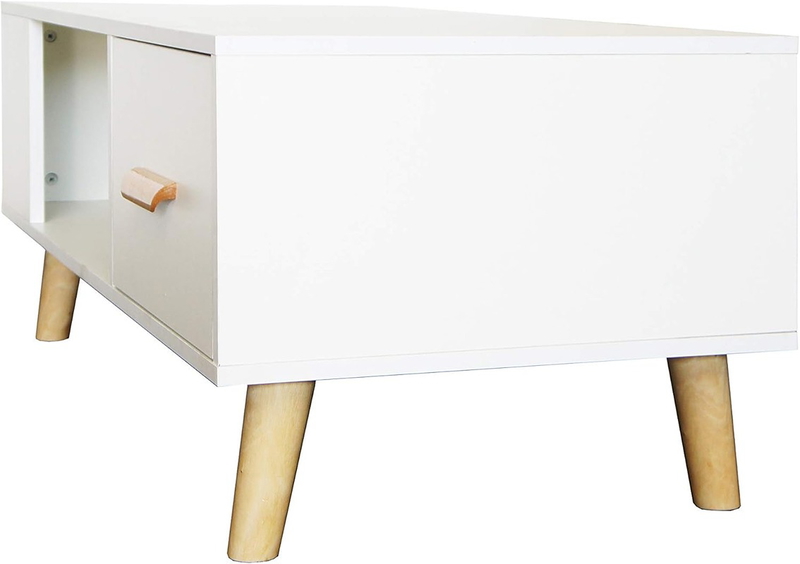 Coffee table, 100 cm, white - KM-EG146-79