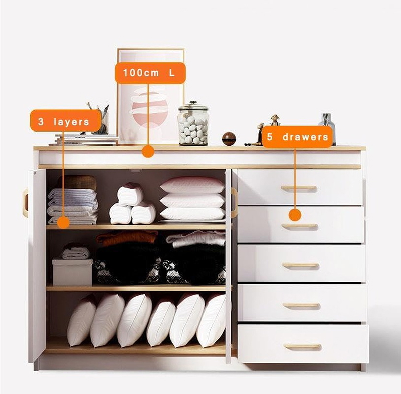 Storage unit, 100 cm, white - KM-EG146-83