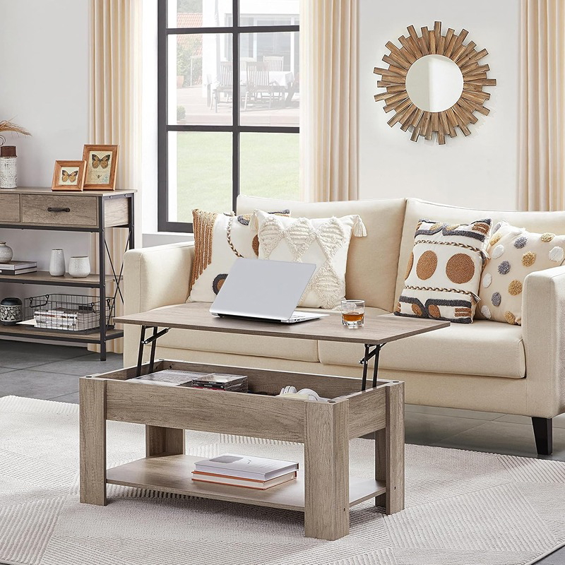 Table Coffee , 98 cm, beige - KM-EG146-90