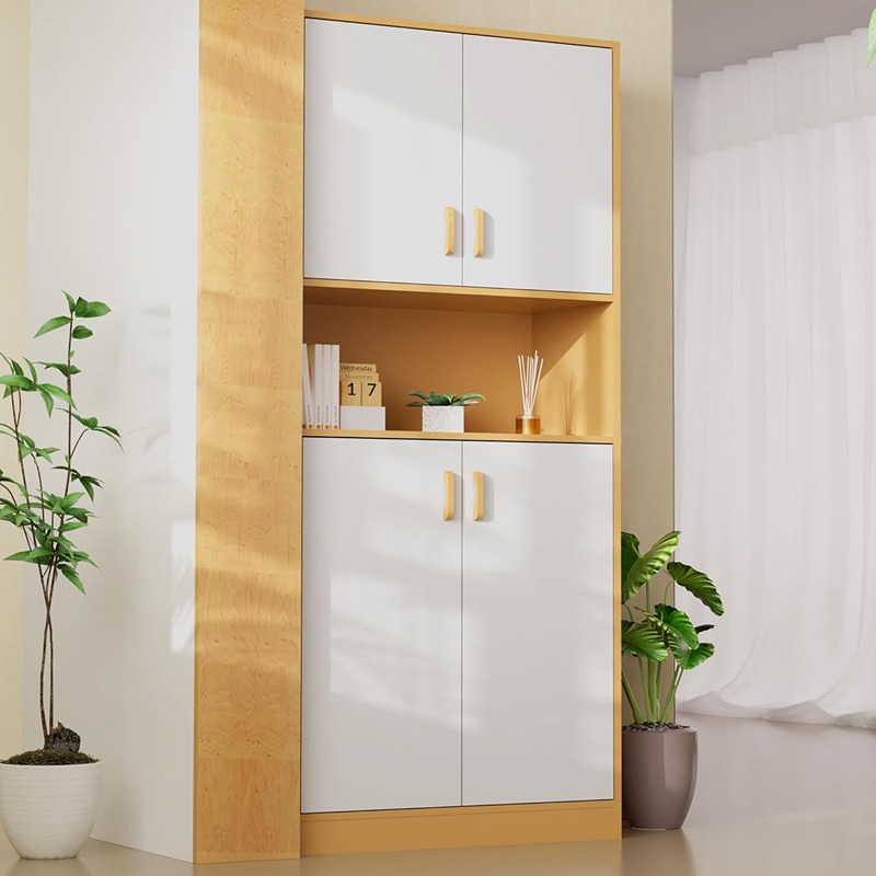 Kitchen storage cabinet, 177 cm, white - KM-EG146-95