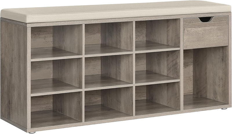 Shoe cabinet, 103.9 cm, beige - KM-EG146-97