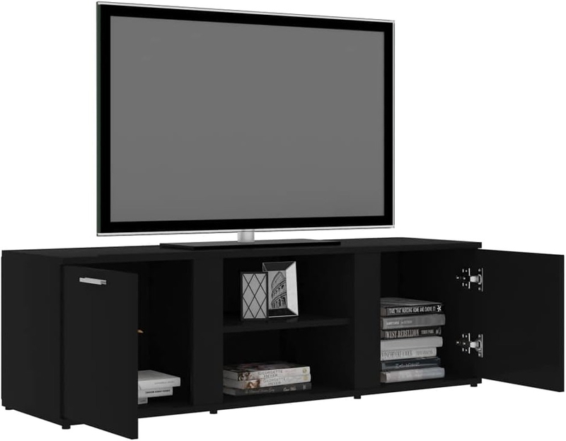 TV table, 120 cm, black - KM-EG146-98
