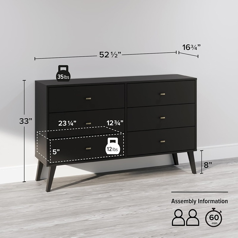 Storage unit, 132.72 cm, black - KM-EG146-100