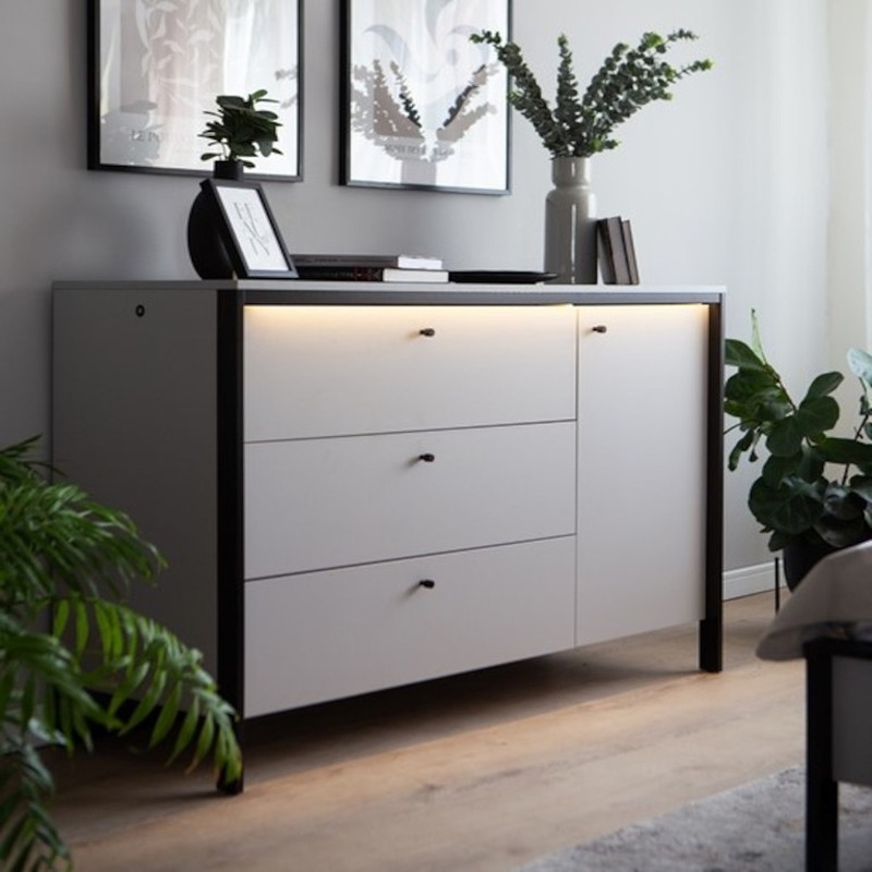 Console, 137 cm, Gray - KM-EG147-59