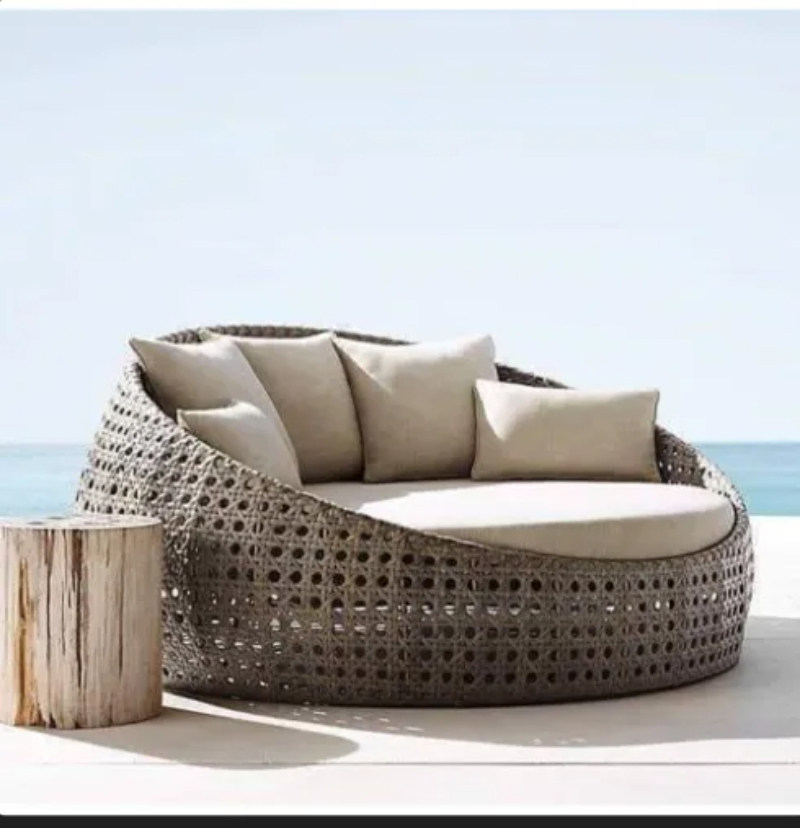 outdoor sofa, 120 cm, Wooden - KM-EG92-60