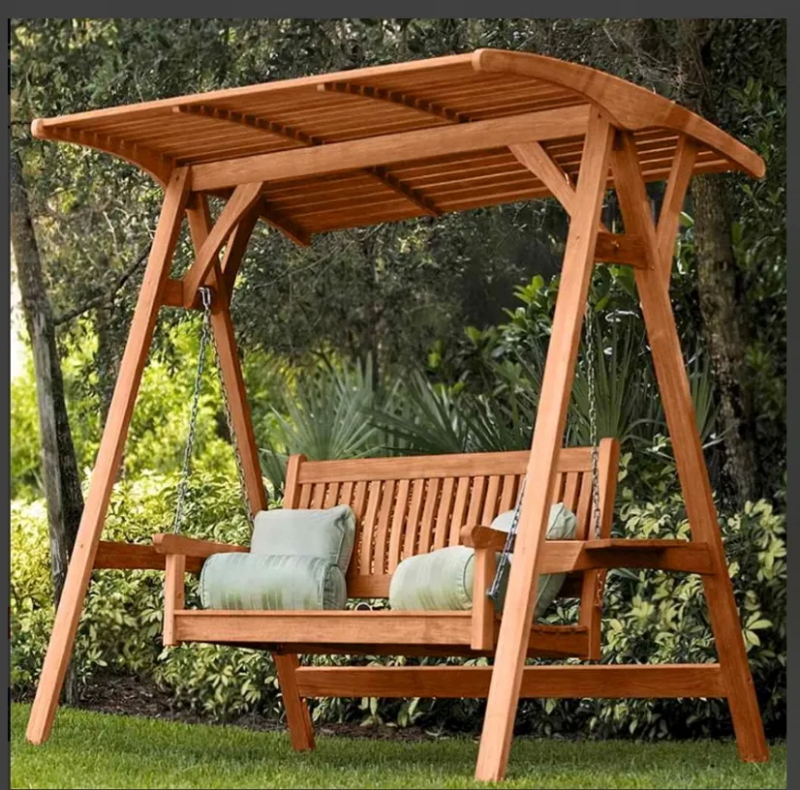 Outdoor swing, 150 cm, Beige - KM-EG92-62