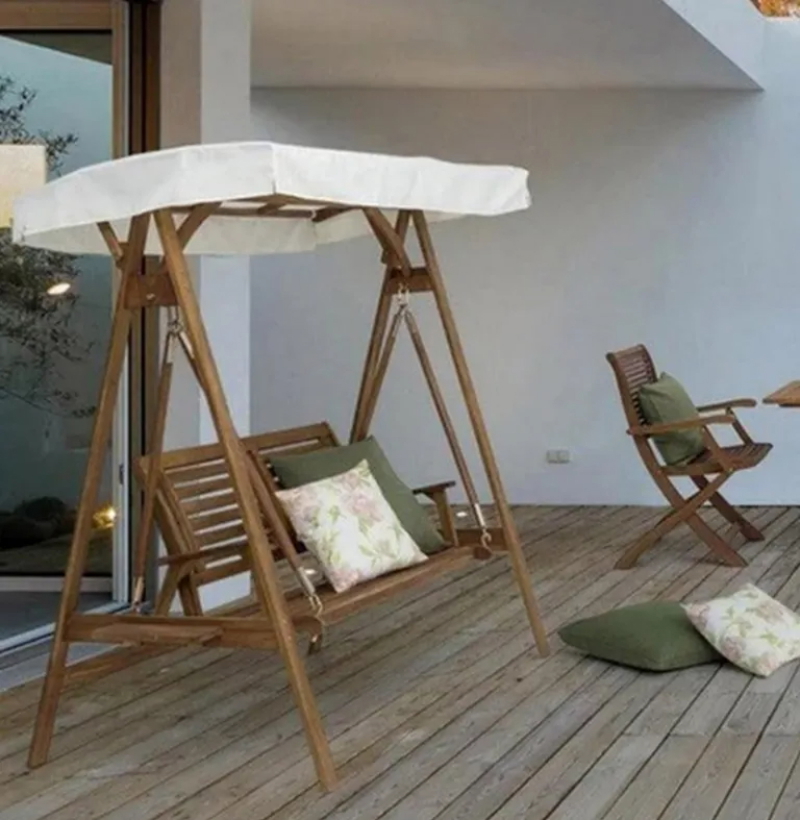 Outdoor swing, 150 cm, Brown - KM-EG92-64