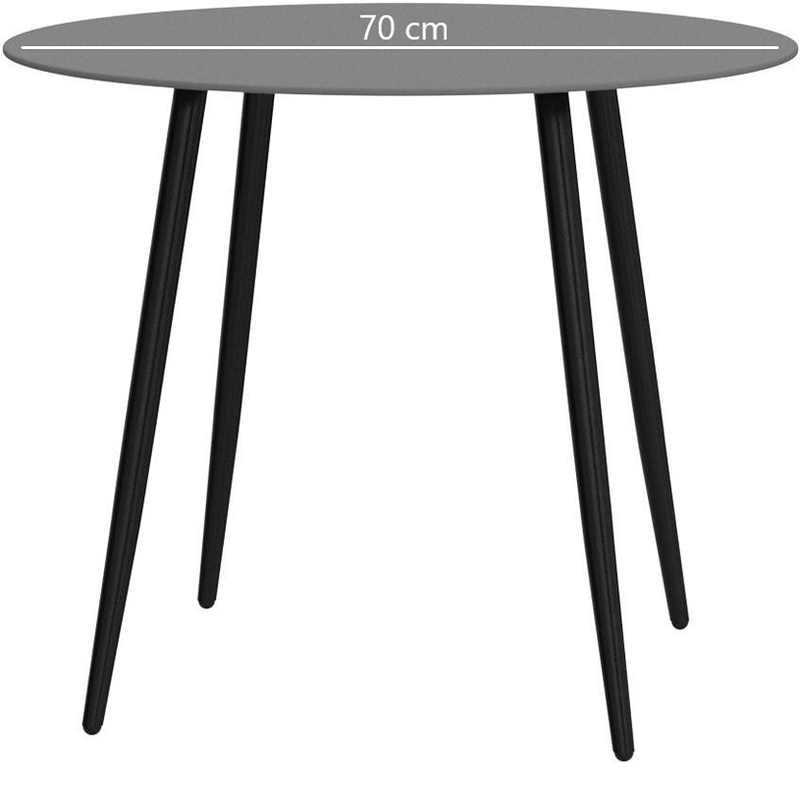 Outdoor Furniture Set 5 PCS, Grey - KM-EG92-50