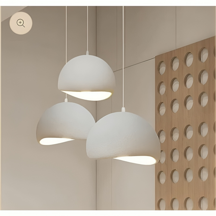 Modern Ceiling Lamp, Multiple Sizes, White - KM-EG148-19