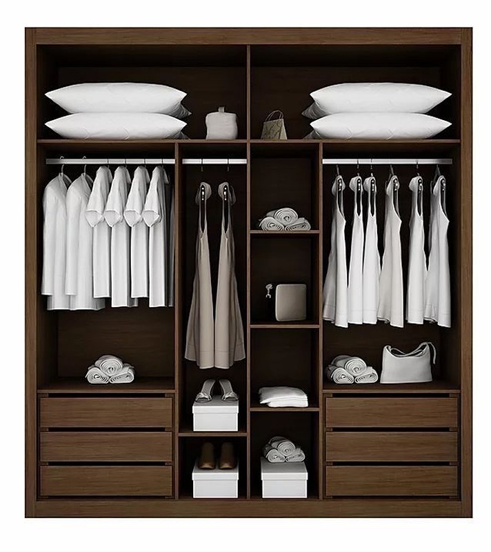 دولاب مفتوح, 180 سم, بني - KM-EG149-24