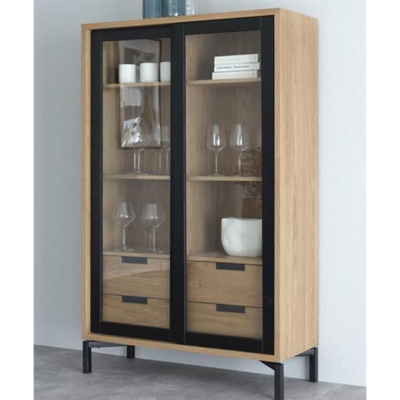 display unit, 175 cm, Beige / Black - KM-EG150-60