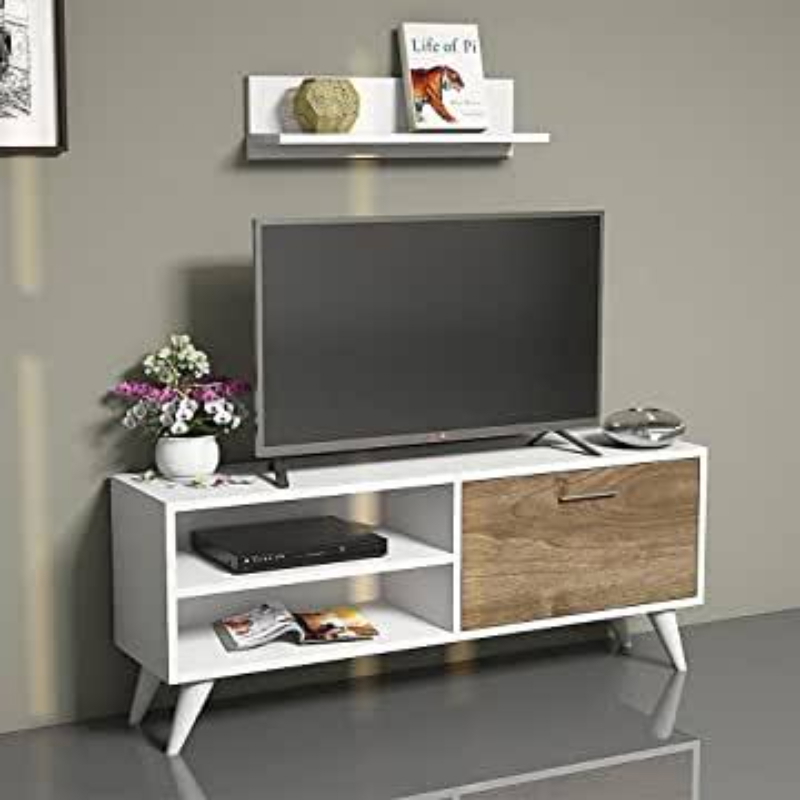 TV Unit, 120 cm, Beige / White - KM-EG150-43