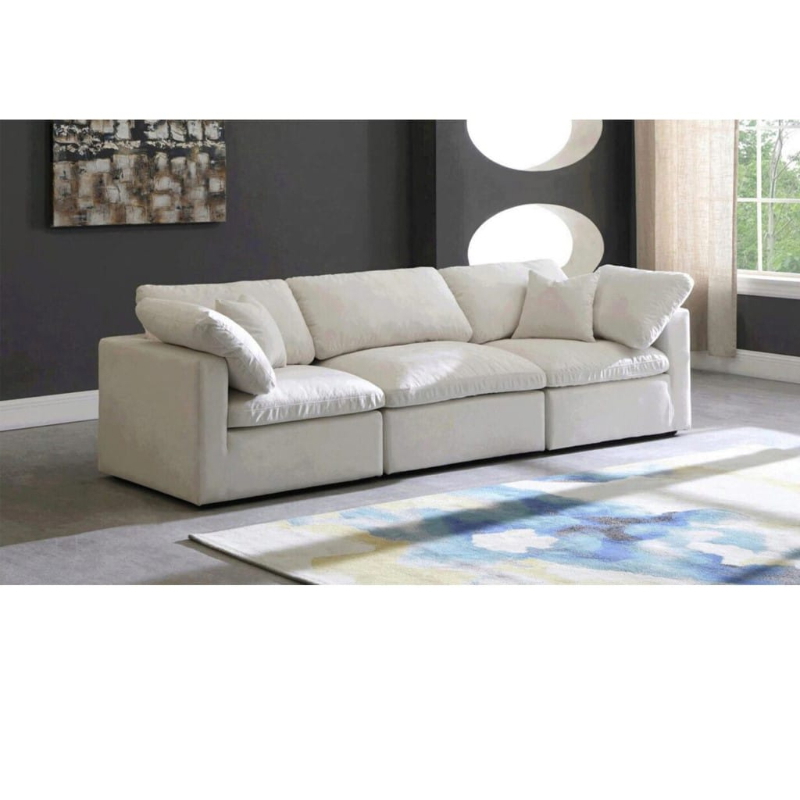 Sofa, 240 cm, Beige - KM-EG152-31