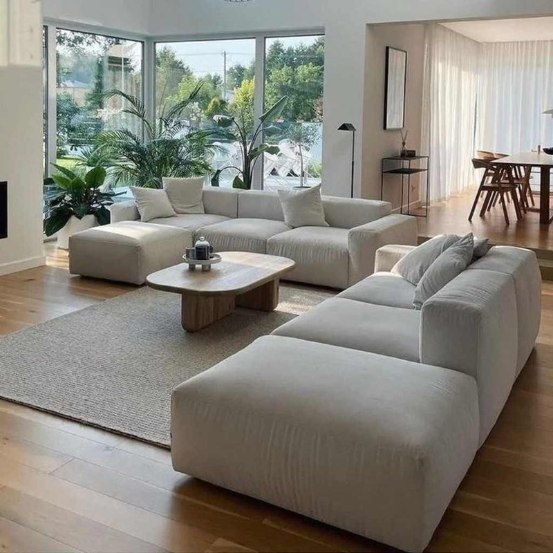 Living room, 4 pieces, 90 cm, Off white - KM-EG152-23