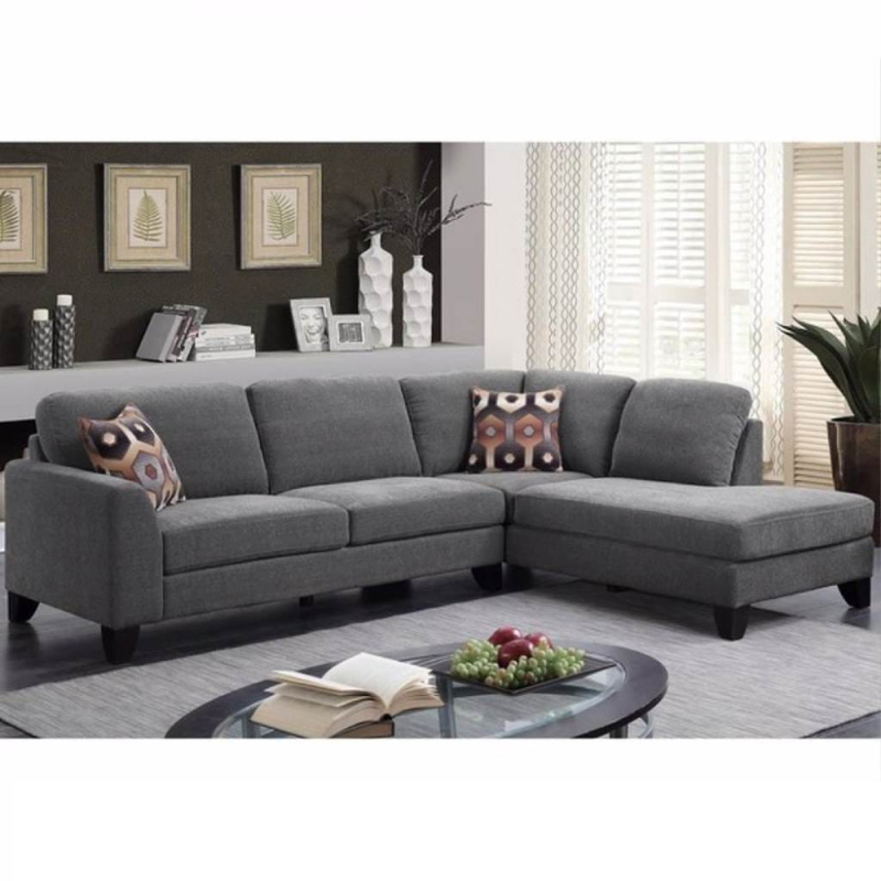 Corner sofa, 280 cm, Gray - KM-EG152-18