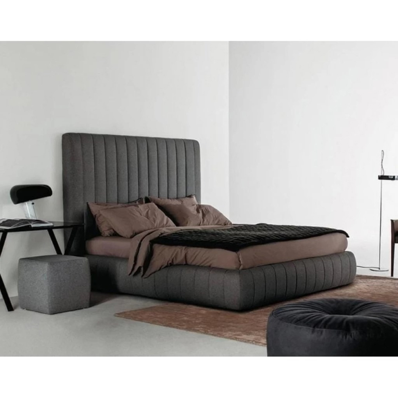 Bed, 160 cm, Gray - KM-EG152-9