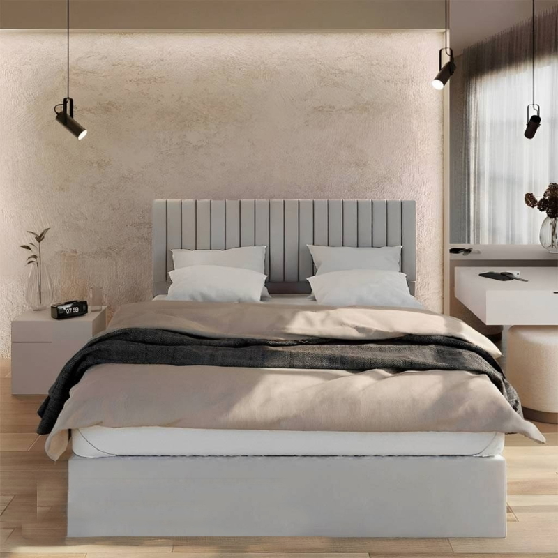 Bed, 180 cm, Gray - KM-EG152-8