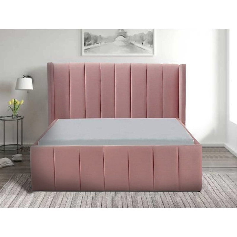 Bed, 120 cm, Pink - KM-EG152-5
