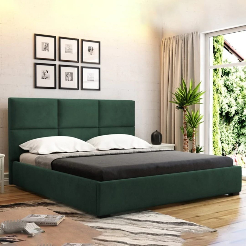 Bed, 160 cm, olive - KM-EG155-02