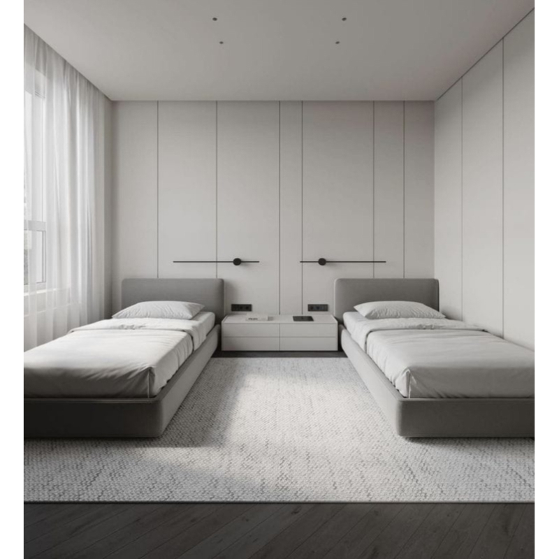 Two children's Beds, 120 cm, coffee - KM-EG155-07