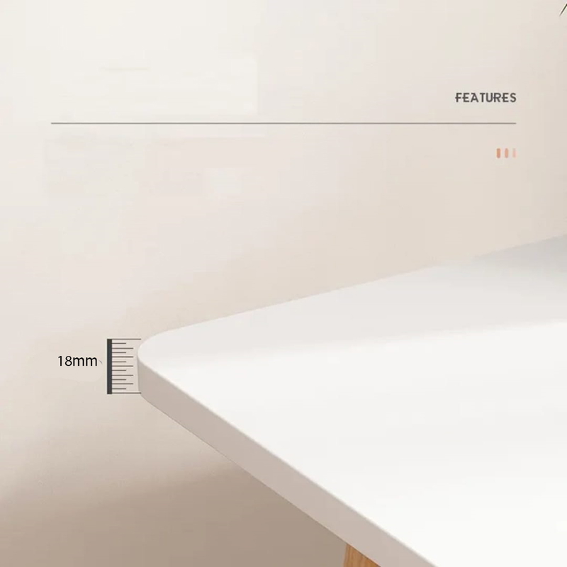 طاولة مكتب, مقاسات متعددة, أبيض/خشبي - KM-EG134-53