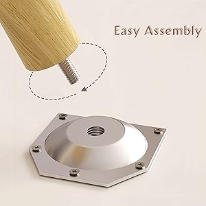 طاولة جانبية, 40 سم, أبيض/خشبي - KM-EG134-54