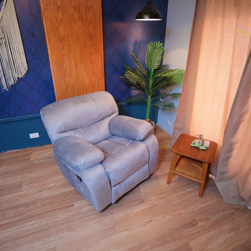 Recliner Chair, 100 cm, Grey - KM-EG123-04