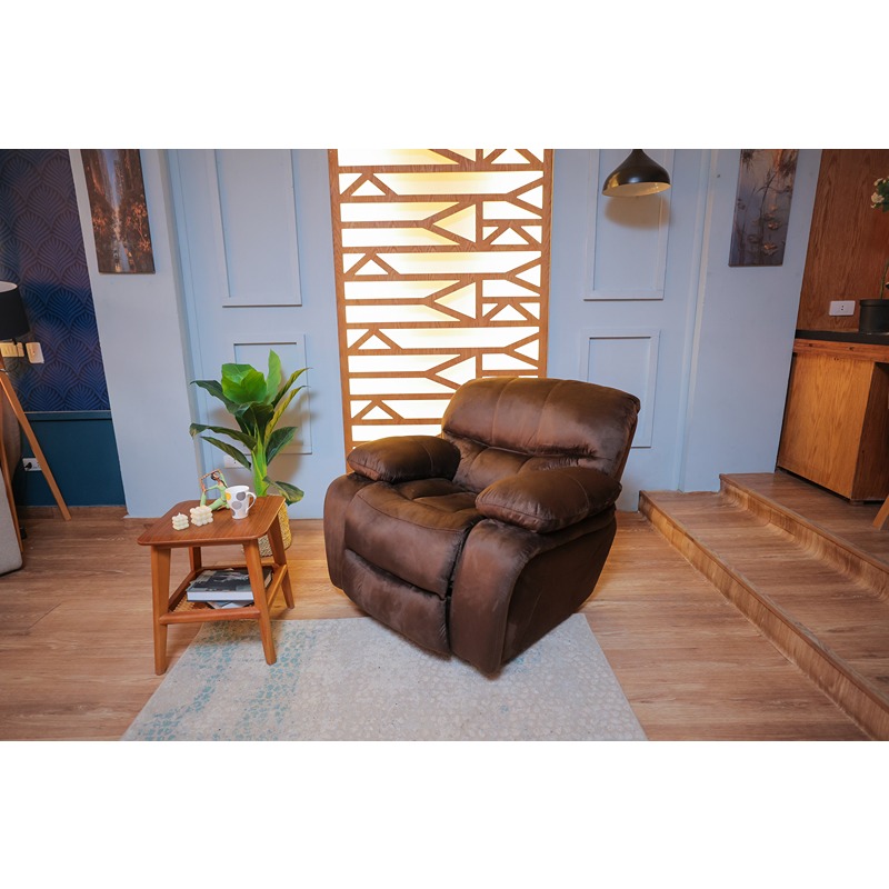 Recliner Chair, 100 cm, Brown - KM-EG123-06