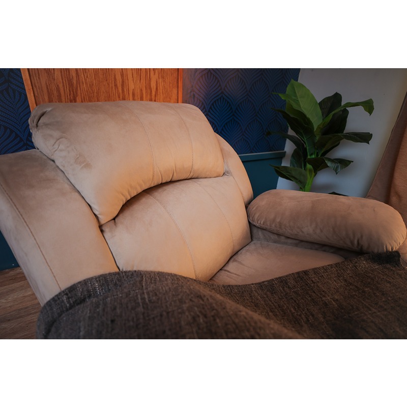 Recliner Chair, 90 cm, Beige - KM-EG123-08
