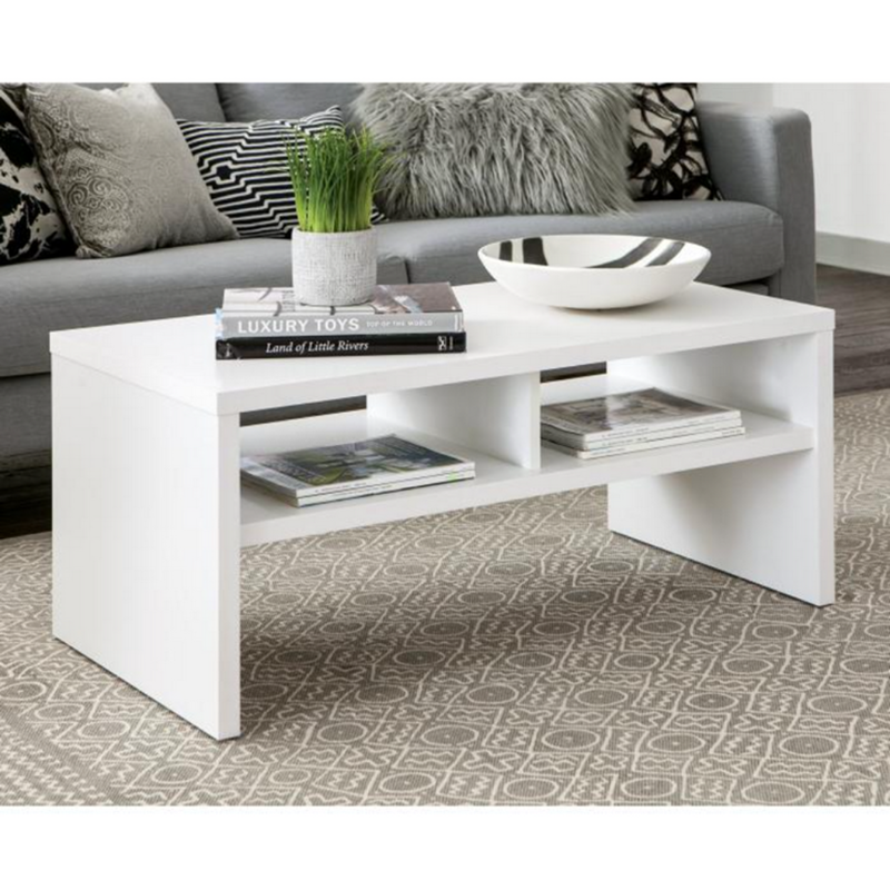 Coffee Table, 90 cm, White - KM-EG154-30
