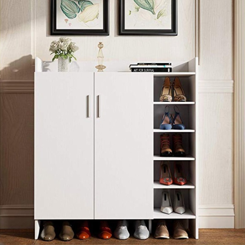Shoe Cabinet, 100 cm, White - KM-EG154-32