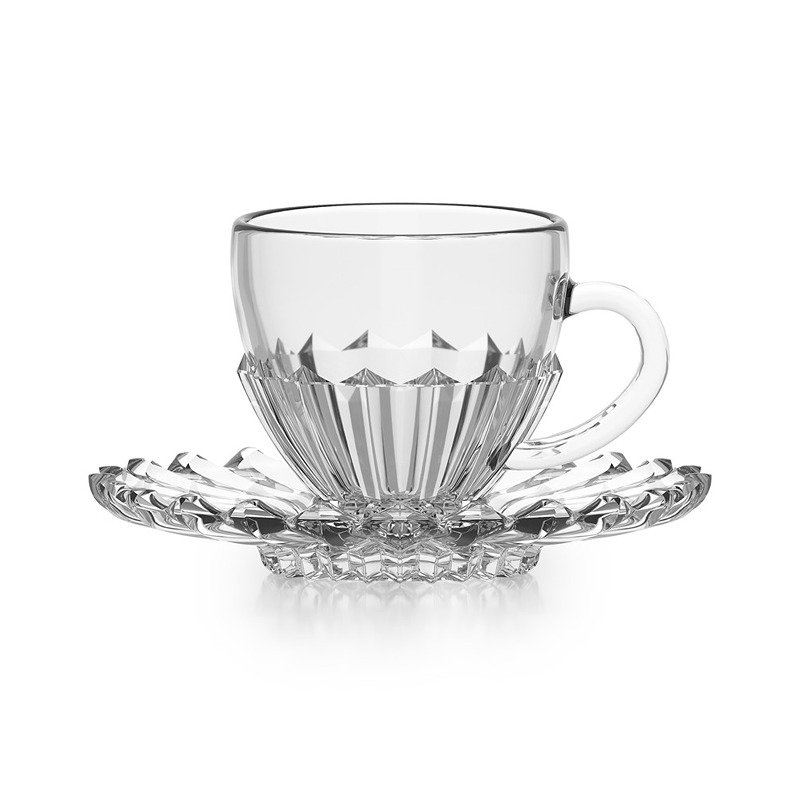 طقم أكواب قهوة برازيليانو, 12 قطعة, شفاف - KM-EG126-22