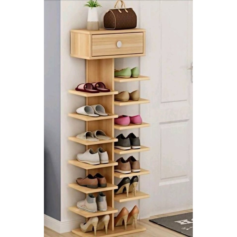 Shoe Cabinet, 150 cm, Beige - KM-EG160-01