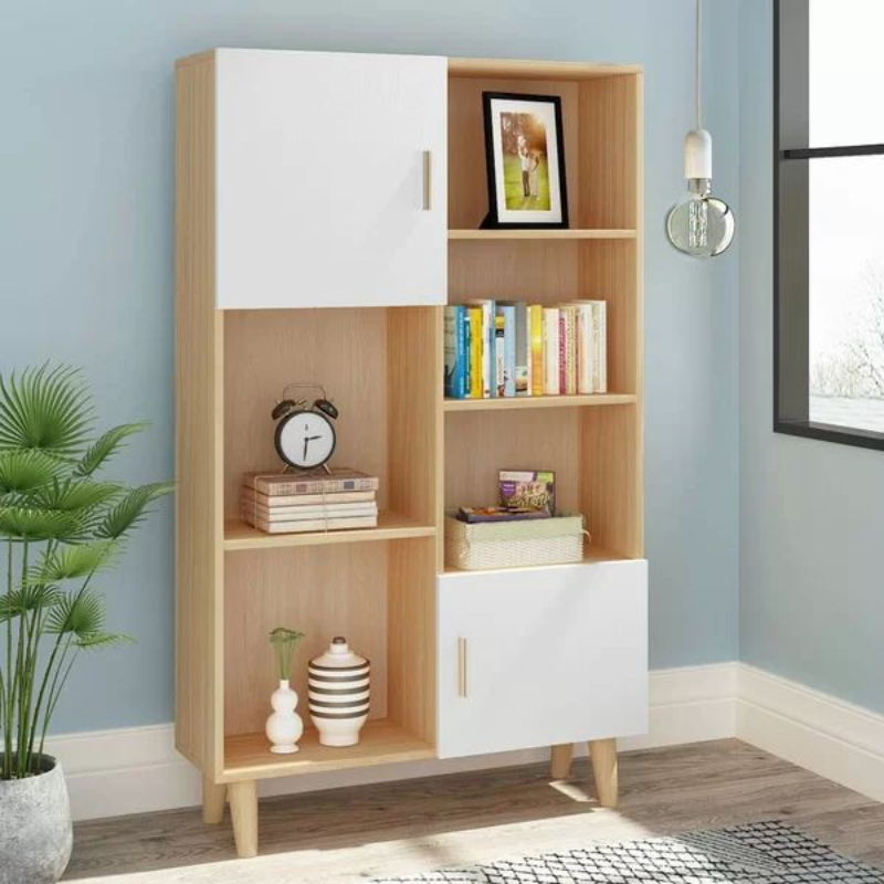 مكتبة , 80 سم. بيج وابيض - KM-EG160-57