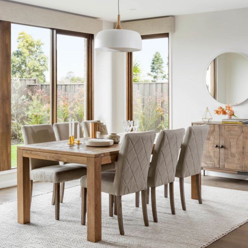 Dining Table, 220 cm, Brown / Gray - KM-EG160-97